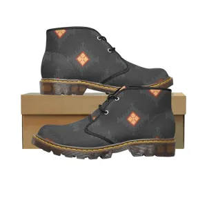 Night Diamond Boots Women's Canvas Chukka Boots (Model 2402-1)