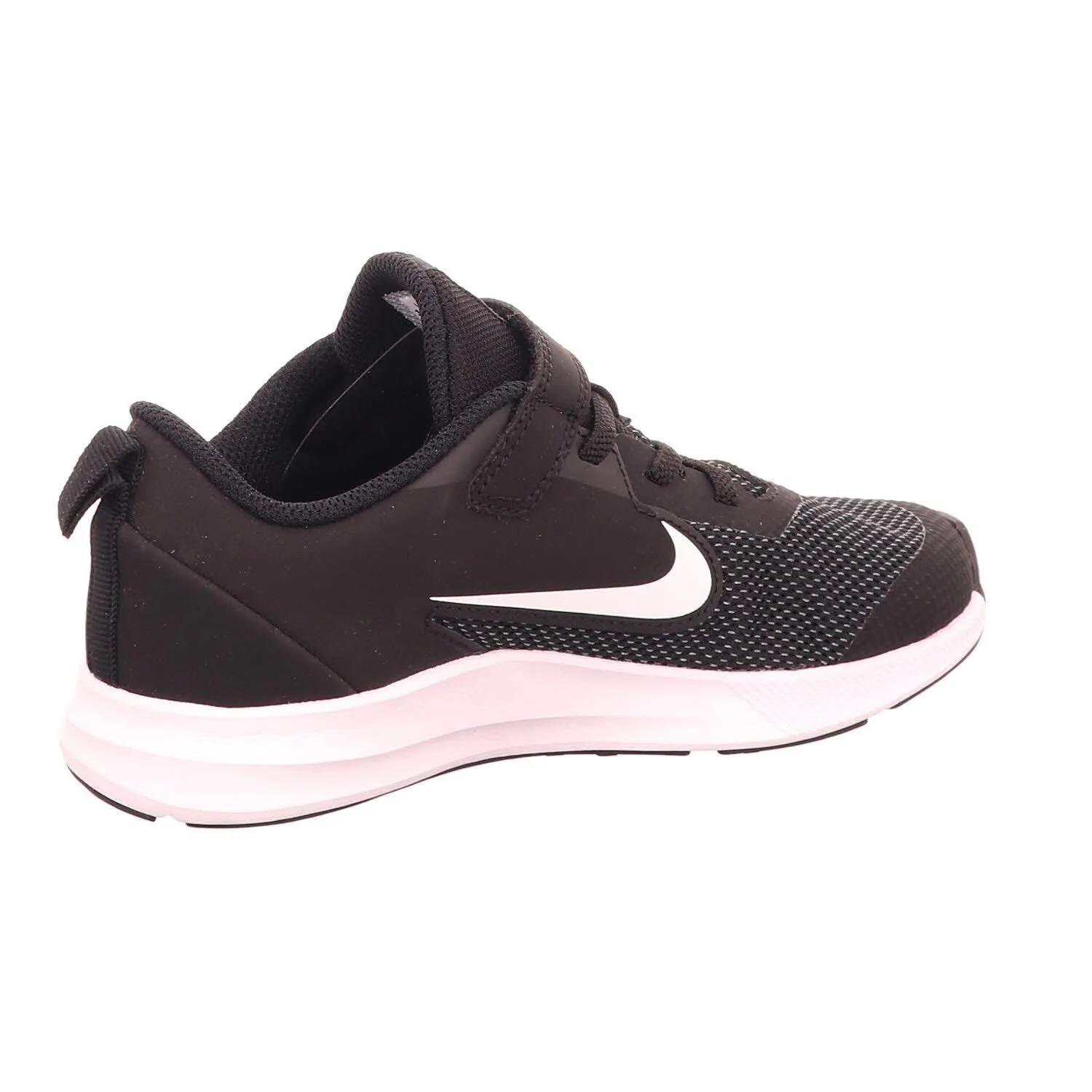 Nike Girls Downshifter 9 (TDV) Black/White-Anthracite-Cool Grey Running Shoe (AR4137-002)