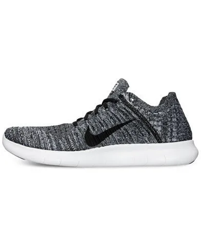 NIKE MENS FREE RUN FLYKNIT RUNNING SNEAKERS