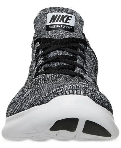 NIKE MENS FREE RUN FLYKNIT RUNNING SNEAKERS