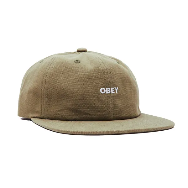 Obey Bold Canvas 6 Panel - Leaf