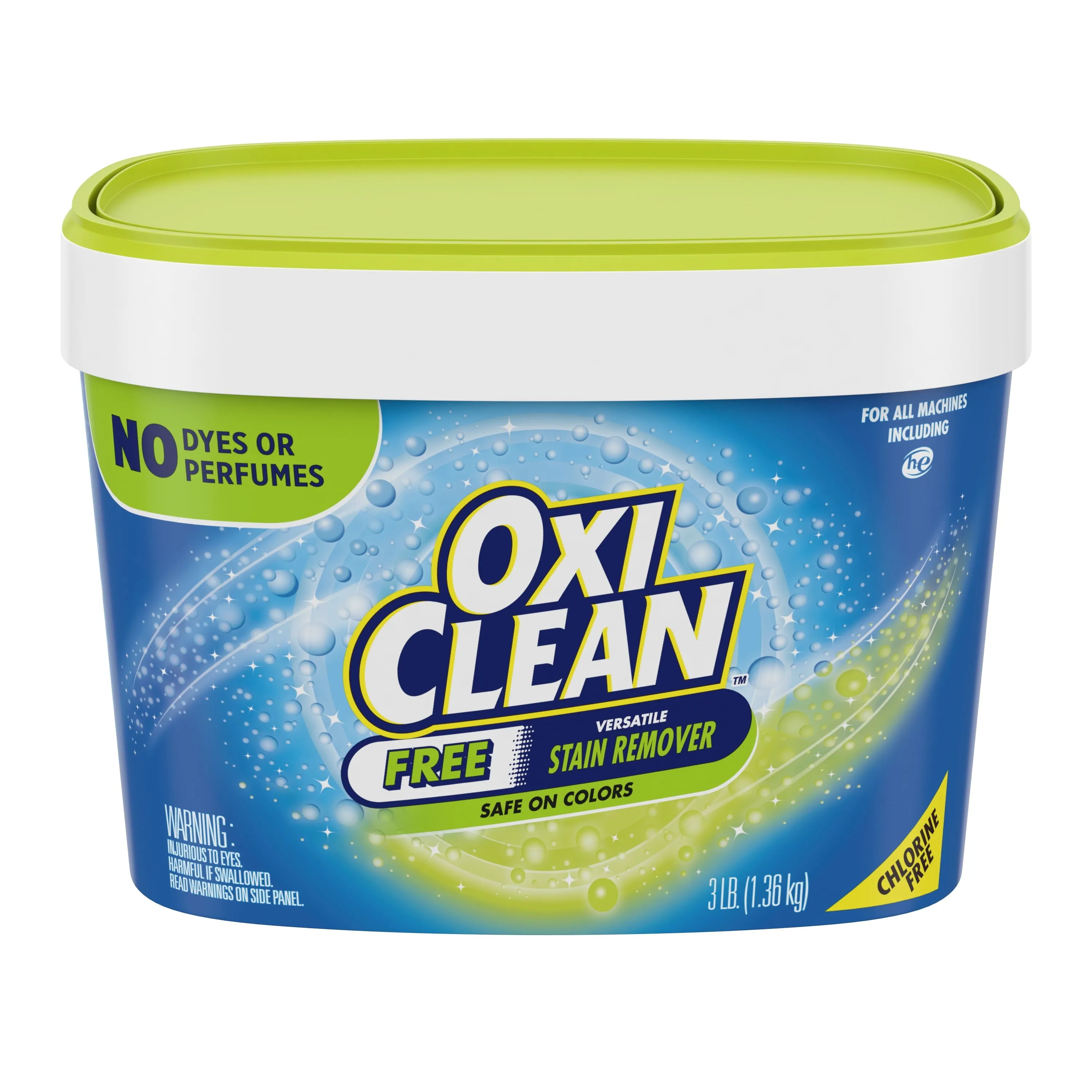 OxiClean Free Versatile Stain Remover Powder, 3 lb