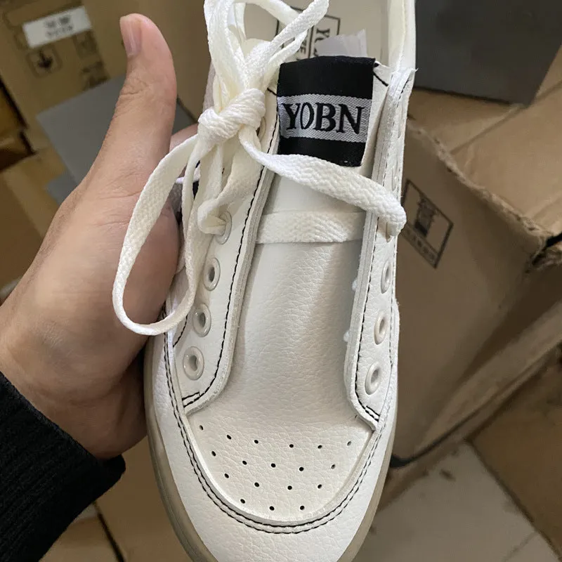 Popular Unique Women's Shooting White Summer Canvas Shoes