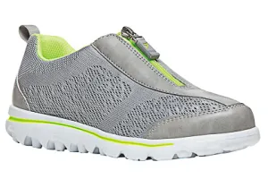 Propet Women's -Travel Active Zip -WAT005 - Silver/Lime