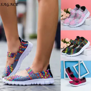 "Breathable, Lightweight, Casual, Slip-on, Travel Shoes for women. Girls' Soft Sneakers, Flat Shoes Suitable for Summer, Autumn, Spring and Winter."