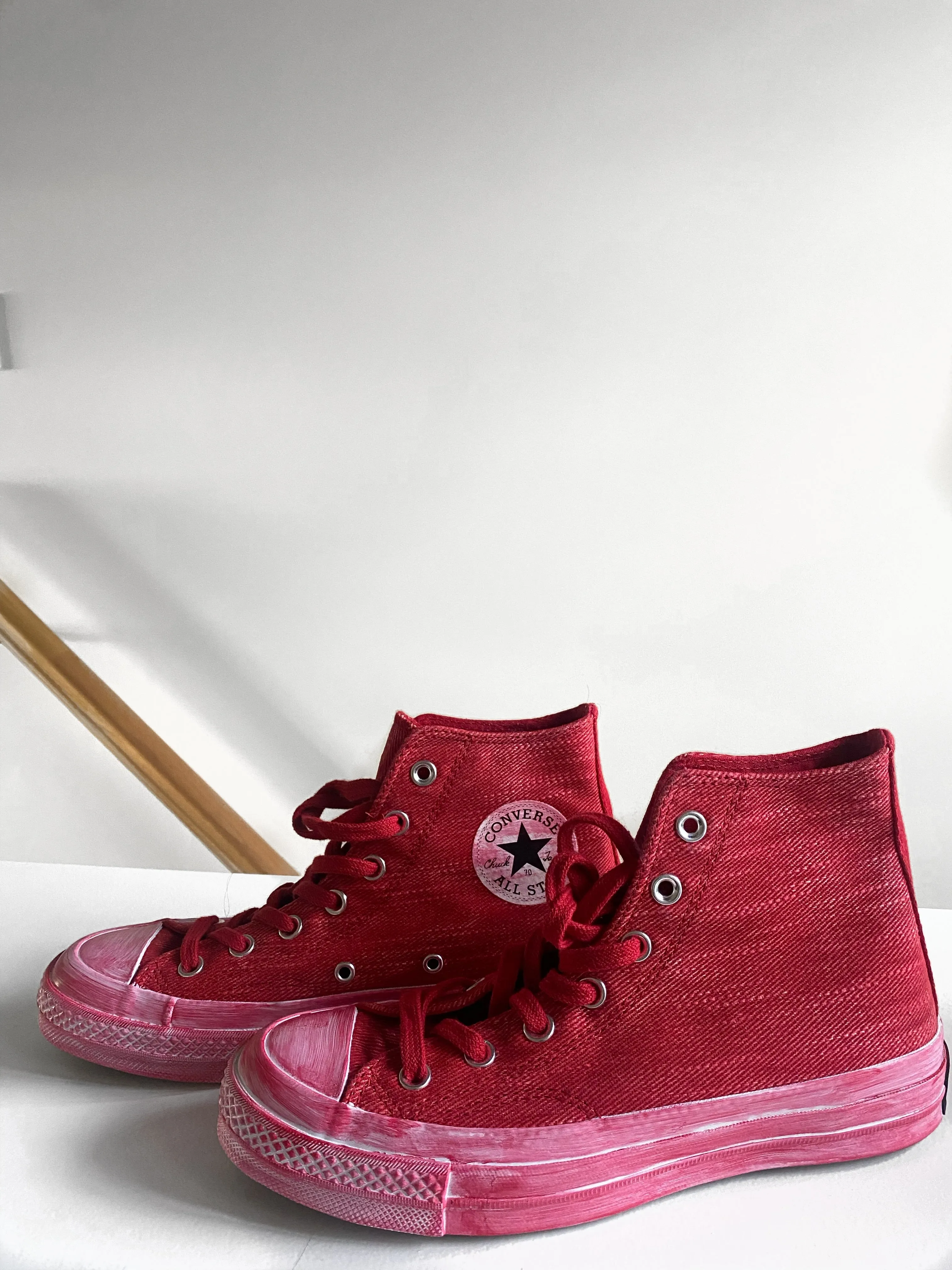 Red Overdyed Converse