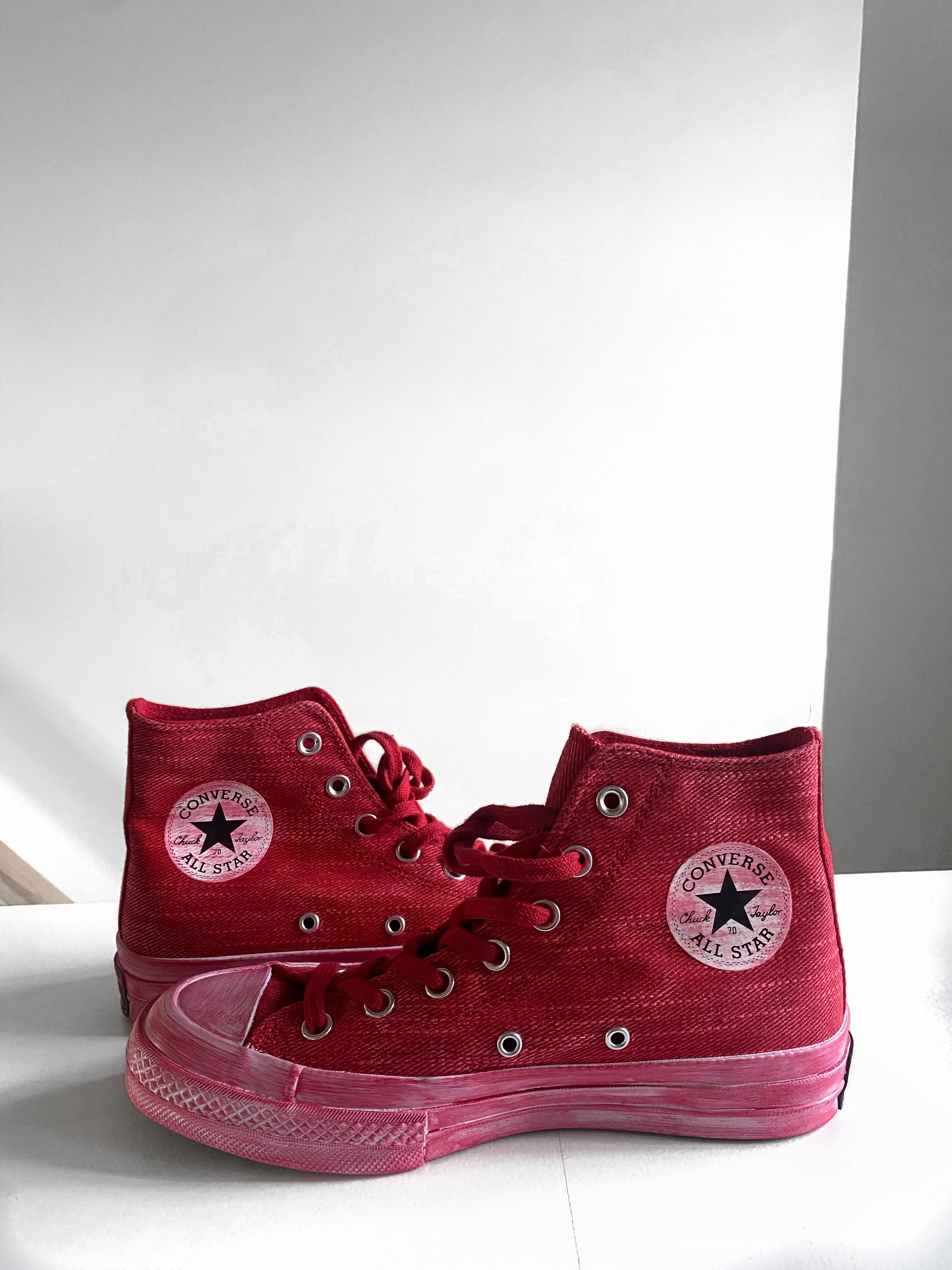 Red Overdyed Converse