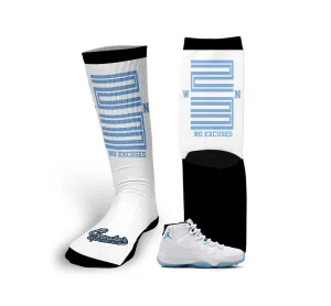 Retro 11 Legend Blue Win 23 Socks