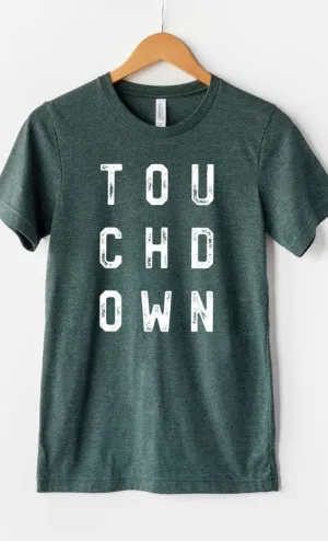 Retro Touchdown Graphic Tee in PLUS