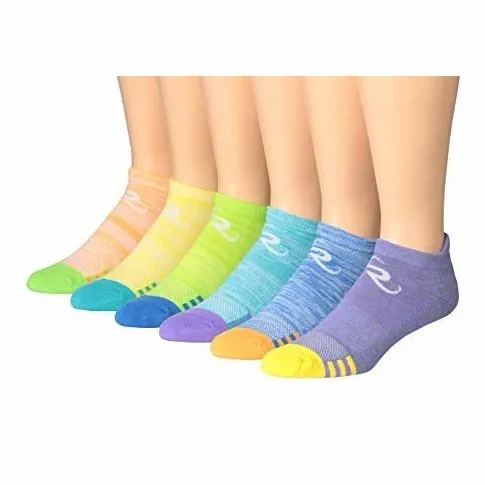 Ronnox Men's 6-Pairs Low Cut Performance Socks - Run in Comfort