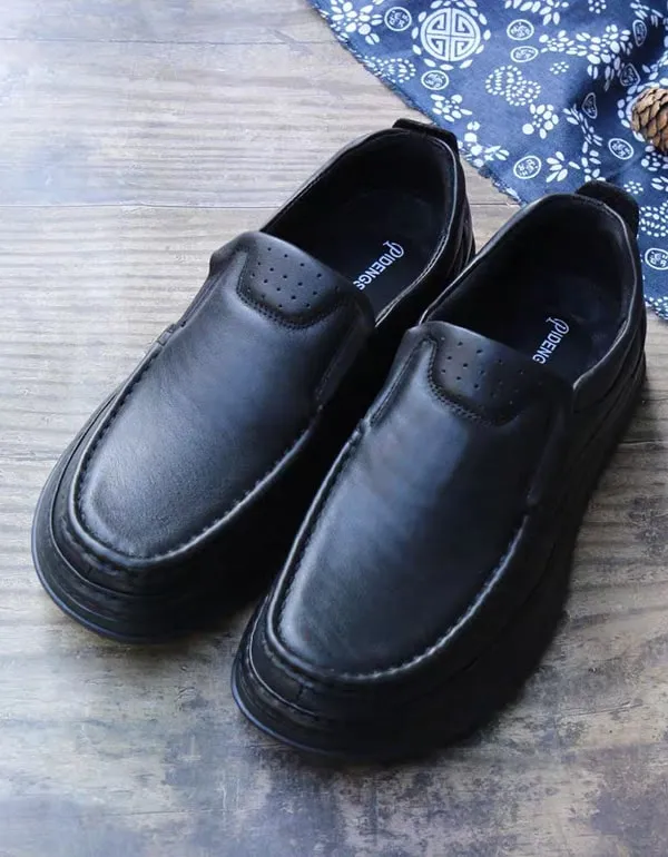 Round toe Cushioned Comfortable Men's Loafers