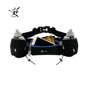 Running Hydration Belt Reflective Running Water Belt Men Women Waist Pack With 2 Bottles 280ml Running Bags