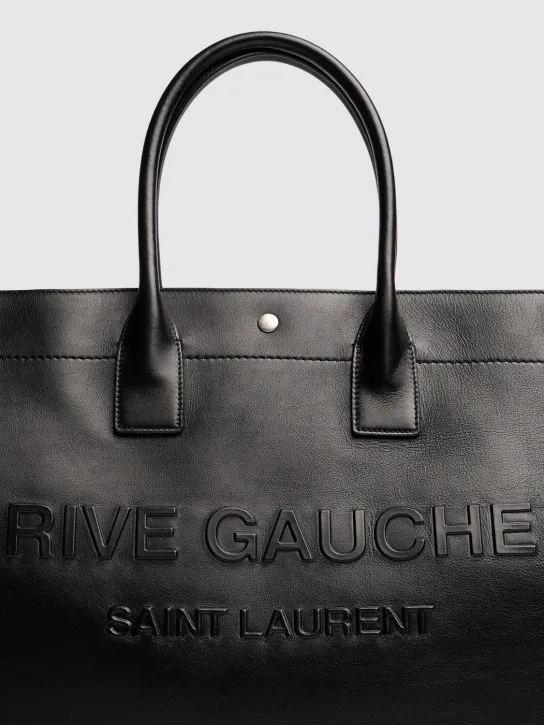 Saint Laurent   Large Rive Gauche leather tote bag 