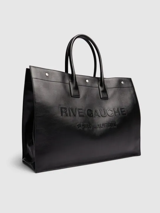 Saint Laurent   Large Rive Gauche leather tote bag 