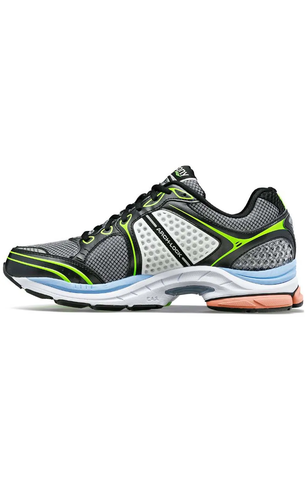 Saucony Progrid Triumph 4 Eco-Friendly Running Shoes - Black/White/Pink