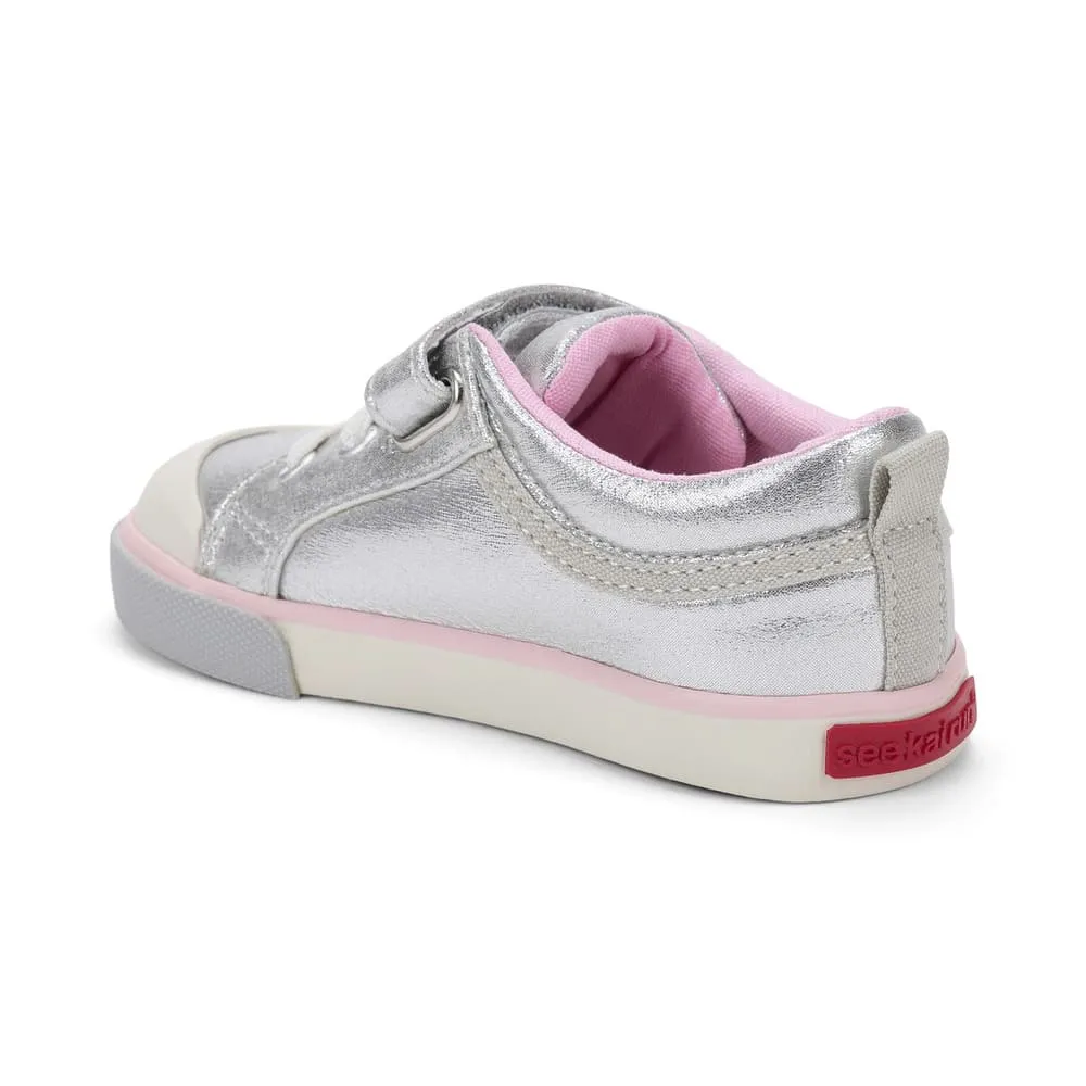 See Kai Run Girl's Sneakers Kristin - Silver/Pink