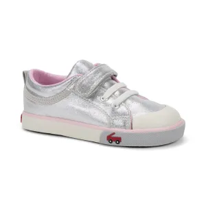 See Kai Run Girl's Sneakers Kristin - Silver/Pink