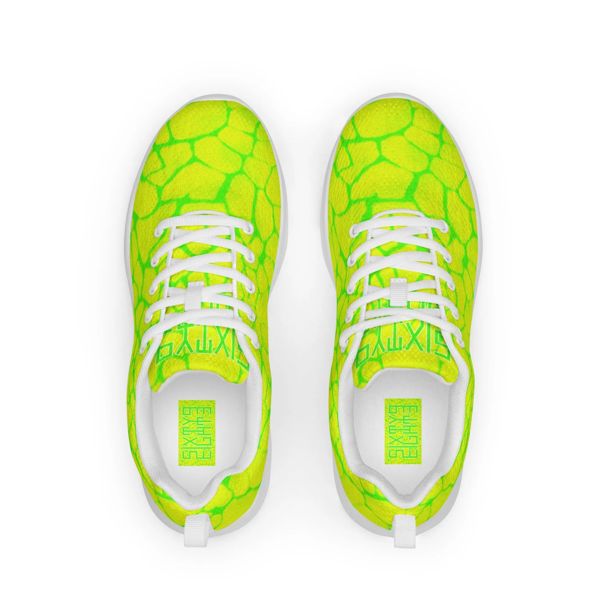 Sixty Eight 93 Logo Lime Green & White Boa Lemonade Lime Men's Athletic Shoes