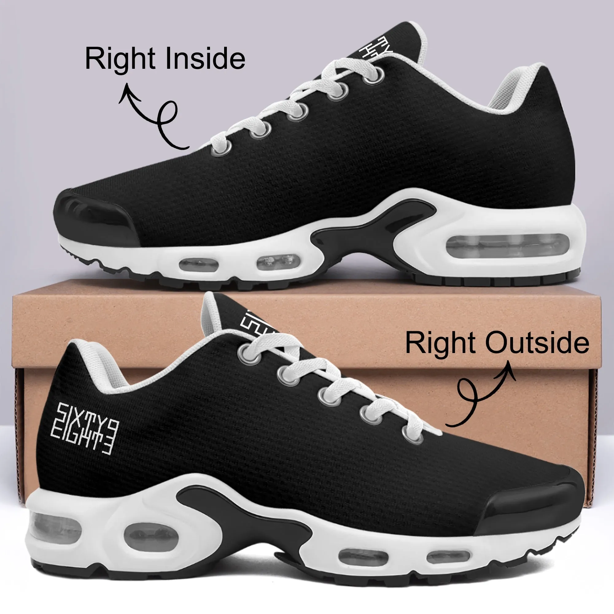 Sixty Eight 93 Logo White Black BMK Shoes