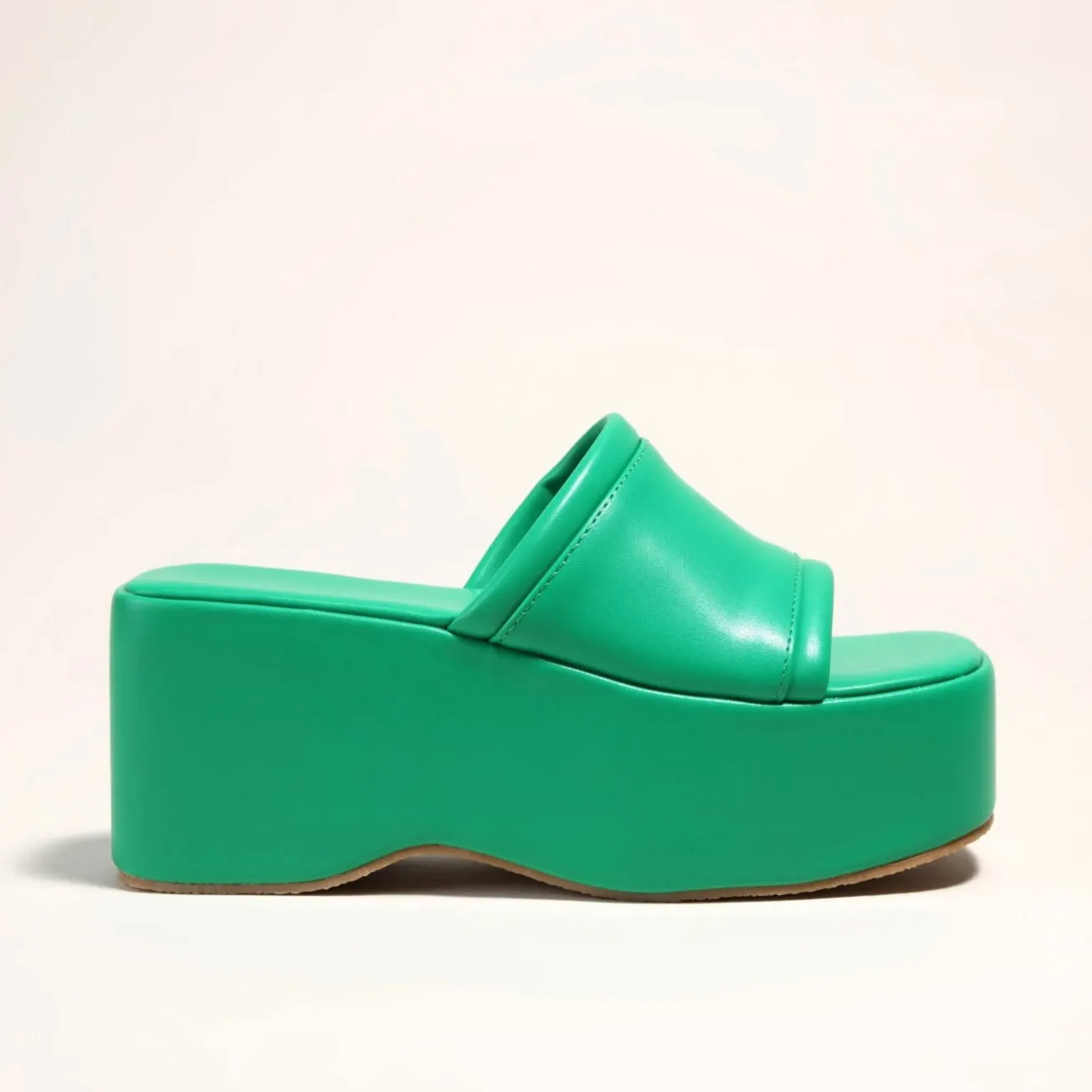 Solid Color Wedges Slippers