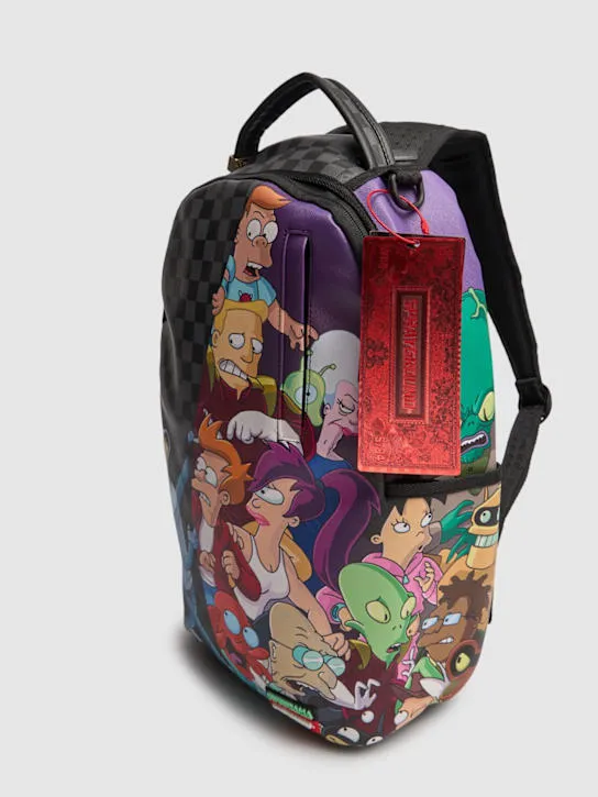 SPRAYGROUND   Futurama print canvas backpack 