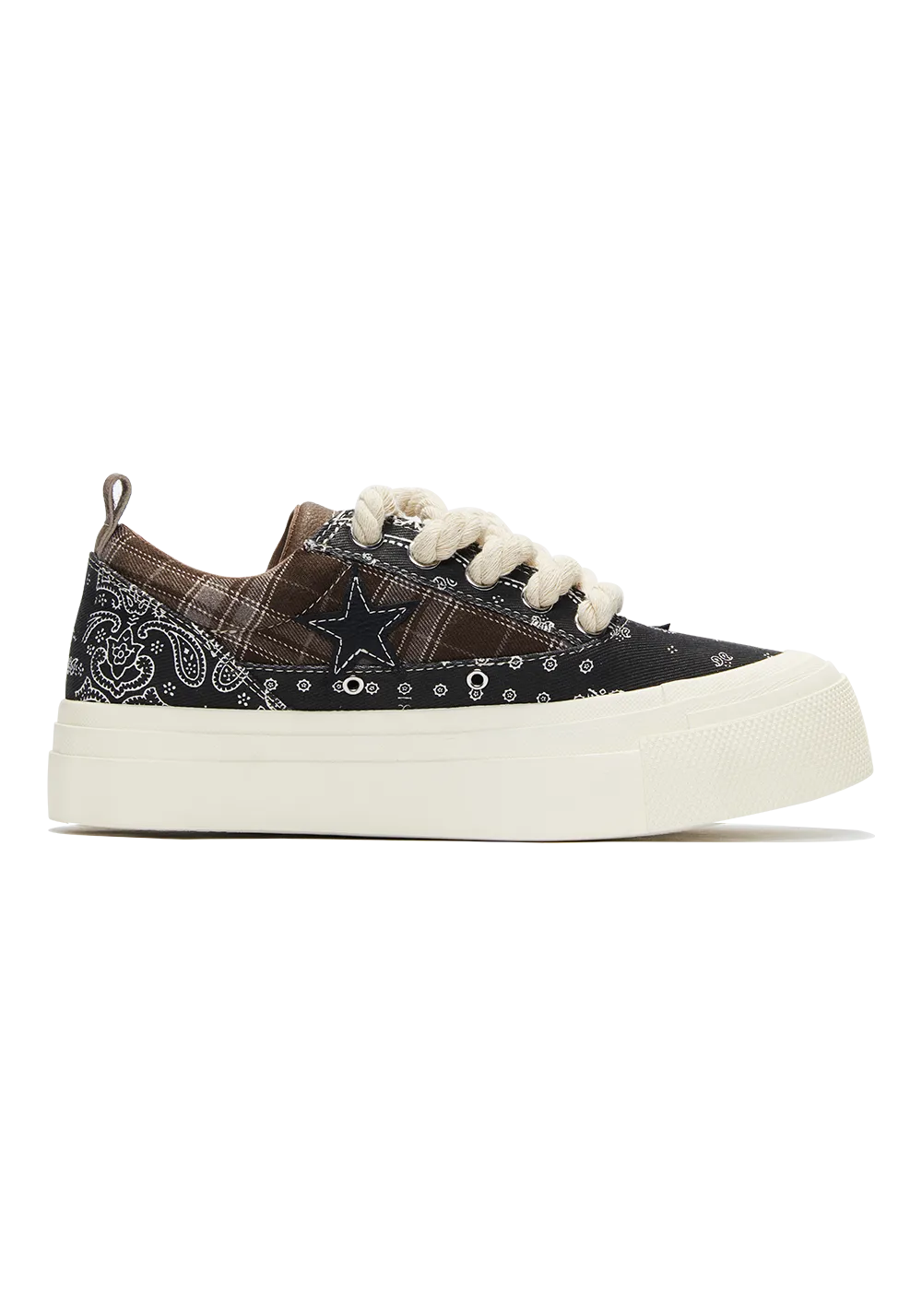 Star Canvas Shoes-Paisley