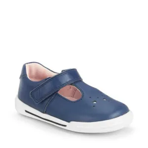 Start-Rite: Playground - Girl's Navy T-Bar Shoe (Narrow)