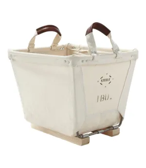 Steele Small Carry Basket With Wood Runners