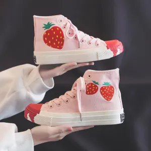 Strawberry Canvas Shoes AD11025