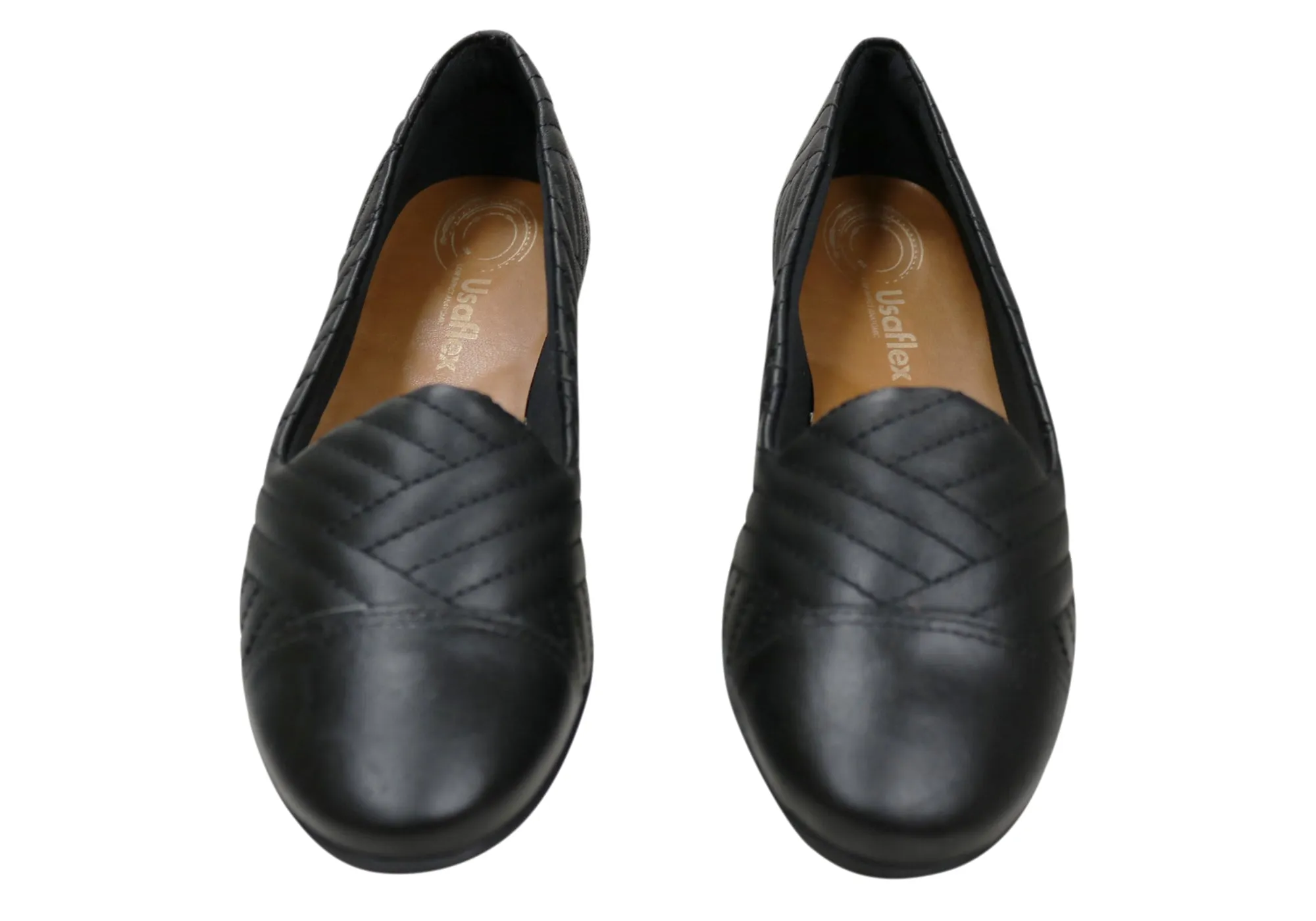 Usaflex Dilly Womens Comfortable Leather Shoes Made In Brazil