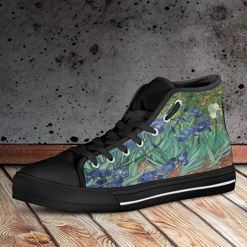 van Gogh's Irises High Tops Women's Shoes