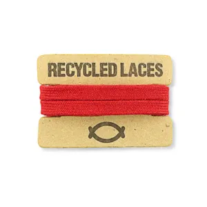 Vegan laces red FLA007