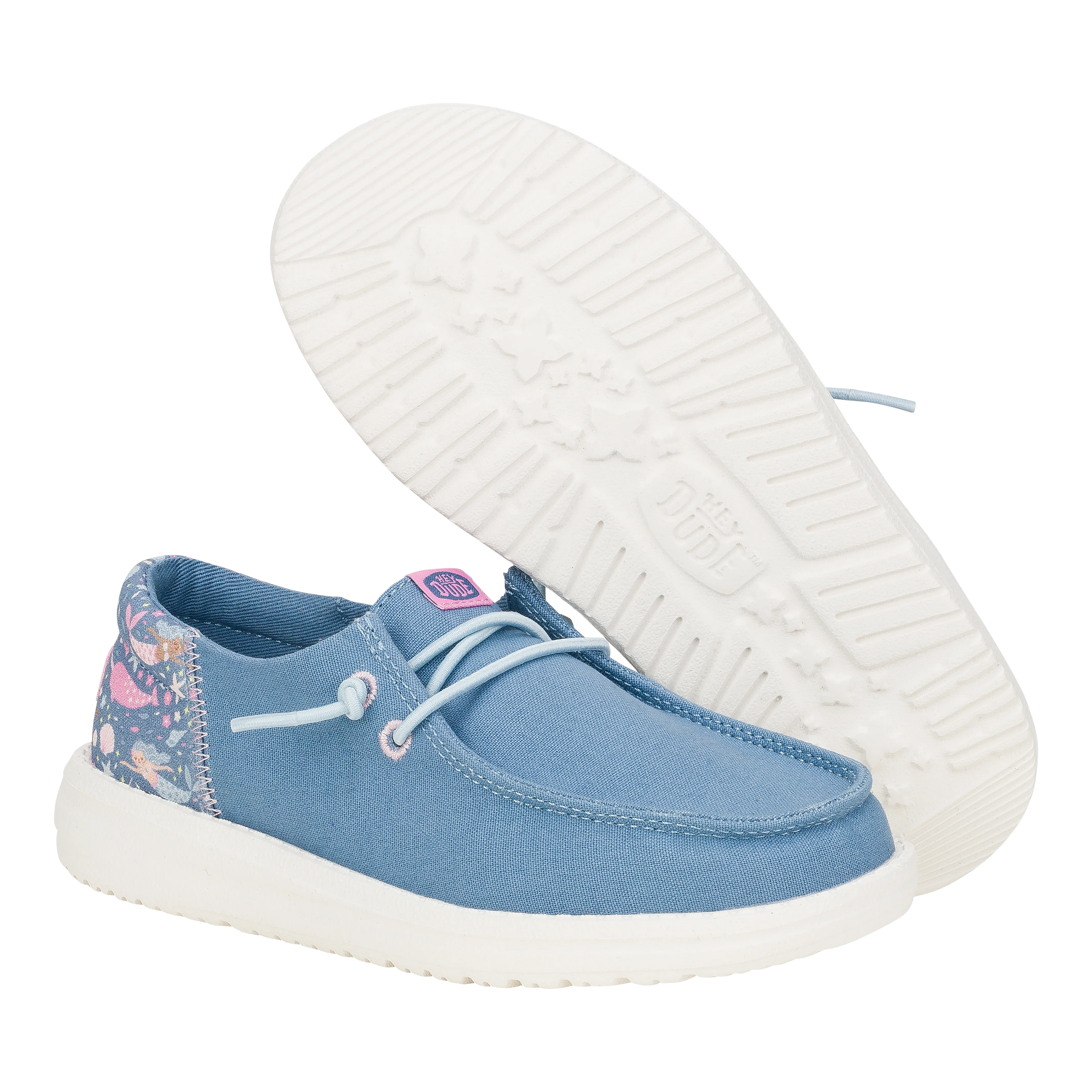 Wendy Funk Youth Sea Creatures - Chambray Blue/Multi