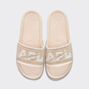 Women's Big Logo TechLoom Slide Beach / Ivory