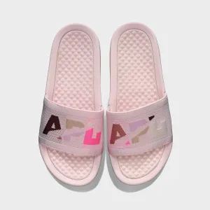 Women's Big Logo TechLoom Slide Bleached Pink / Multi / Blocked