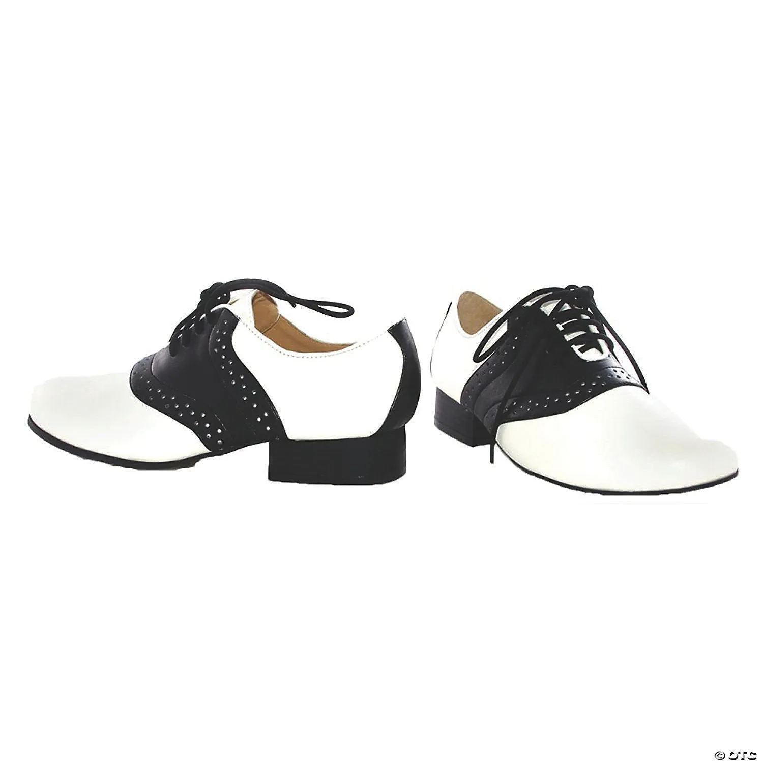 Women's Black & White Saddle Shoes