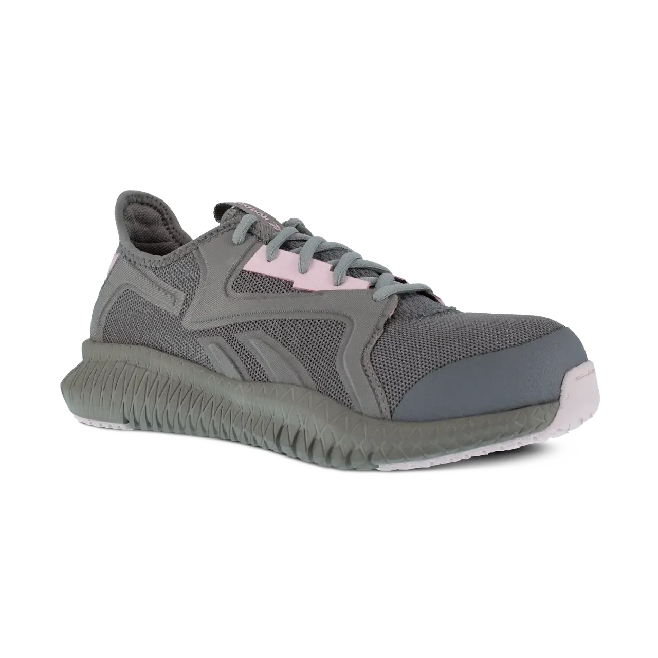 Women's Flexagon 3.0 Composite-Toe Athletic Work Shoe Grey/Pink