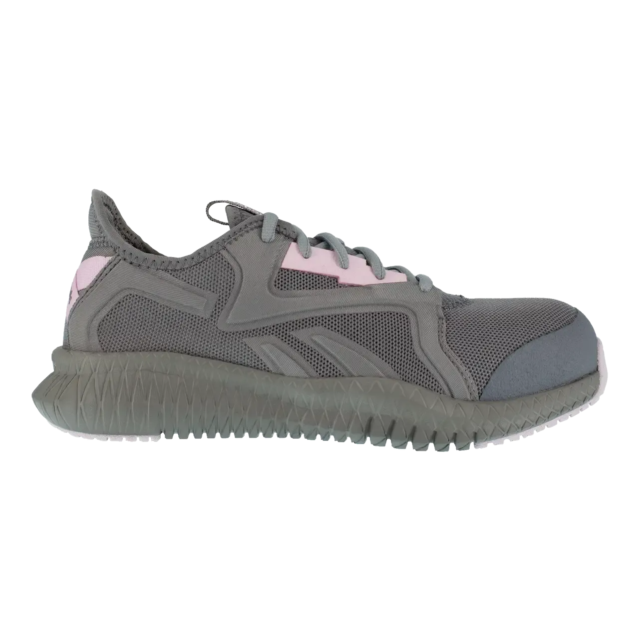 Women's Flexagon 3.0 Composite-Toe Athletic Work Shoe Grey/Pink