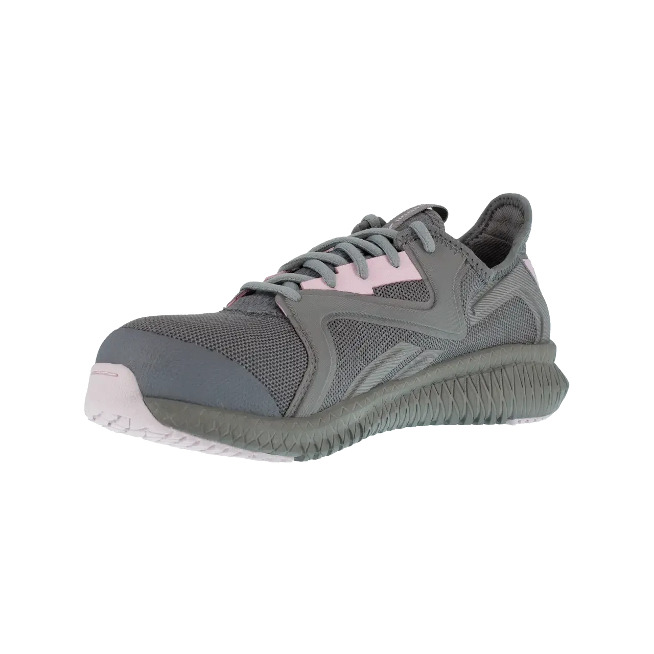 Women's Flexagon 3.0 Composite-Toe Athletic Work Shoe Grey/Pink