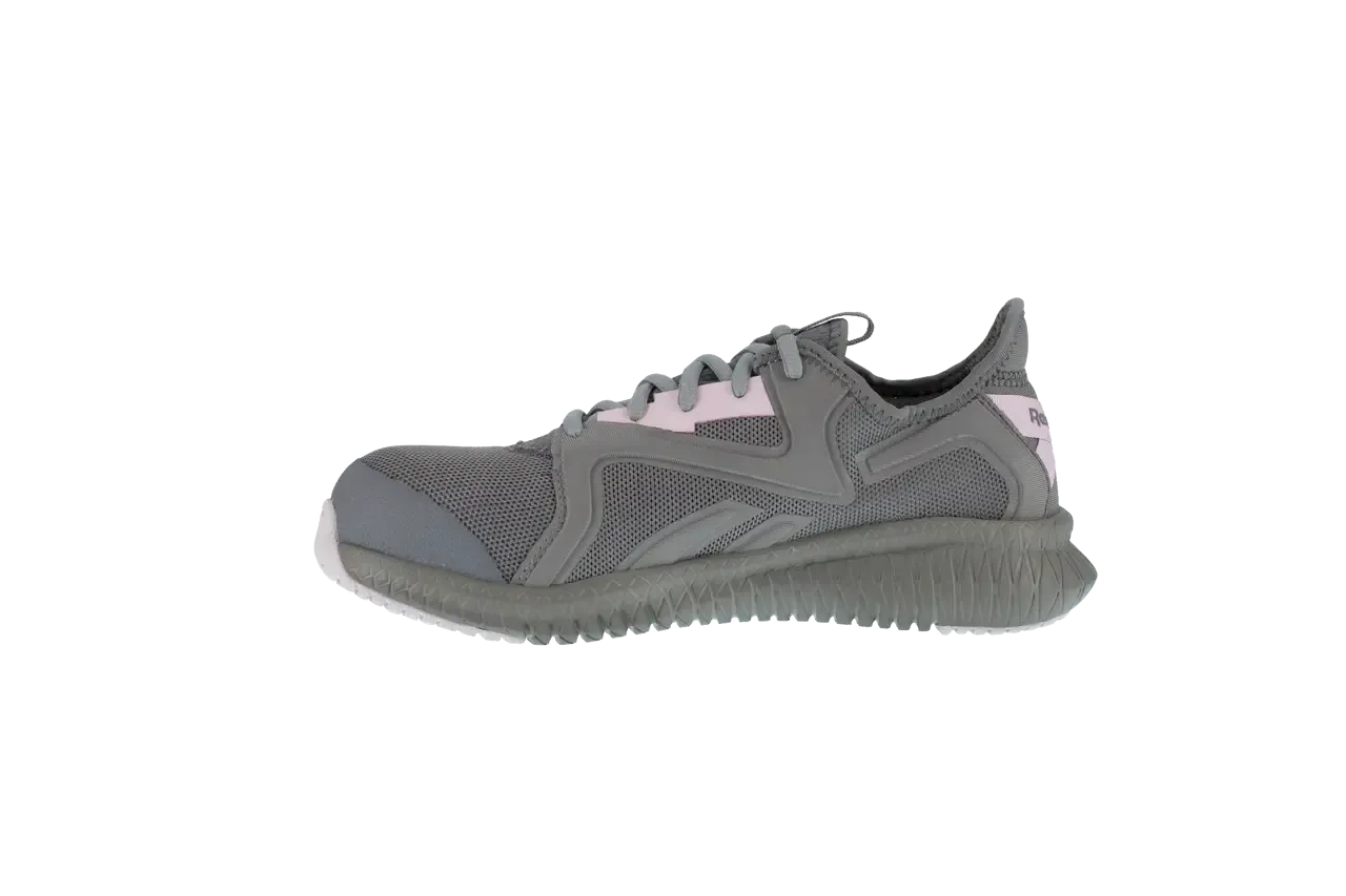 Women's Flexagon 3.0 Composite-Toe Athletic Work Shoe Grey/Pink