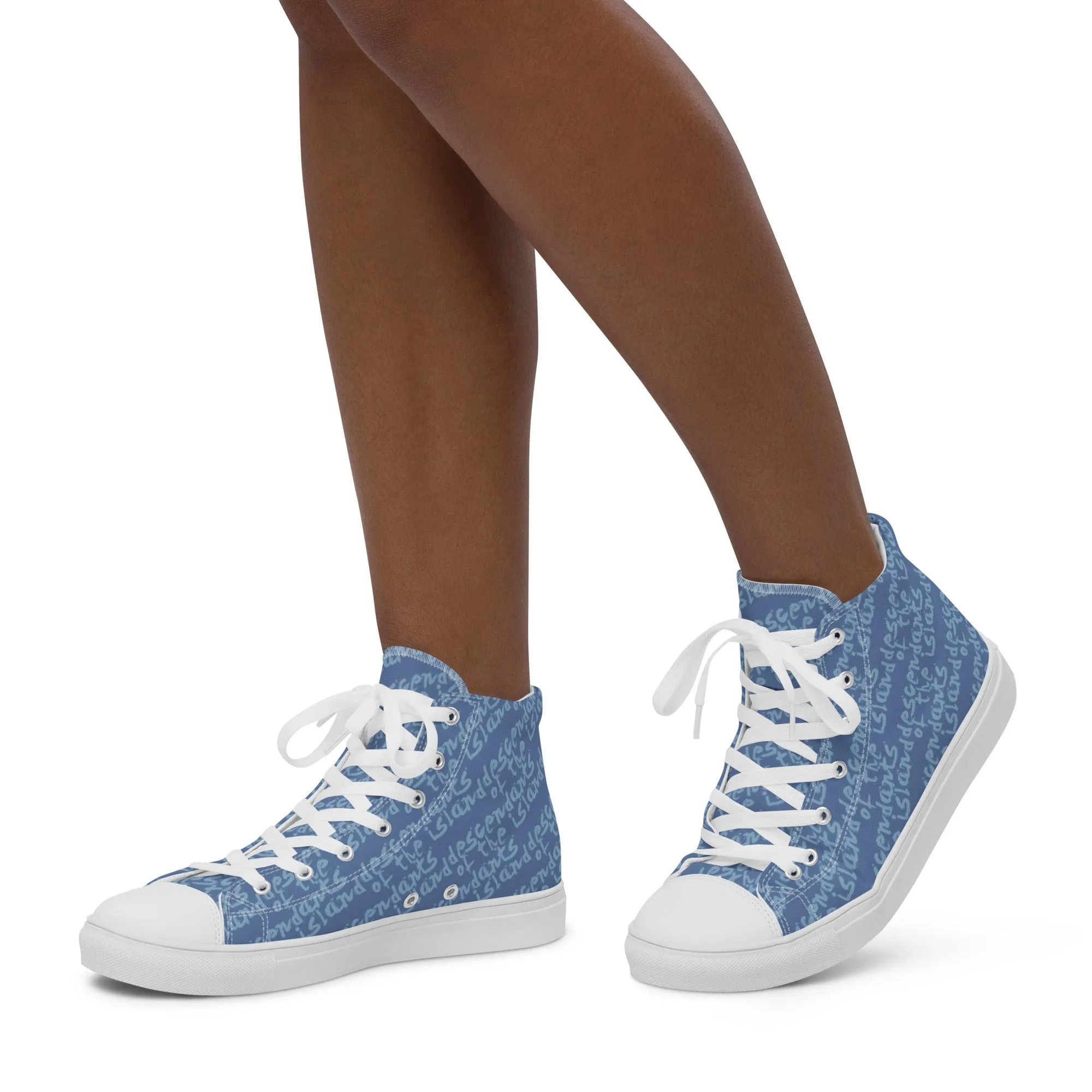 Women’s high top canvas shoes