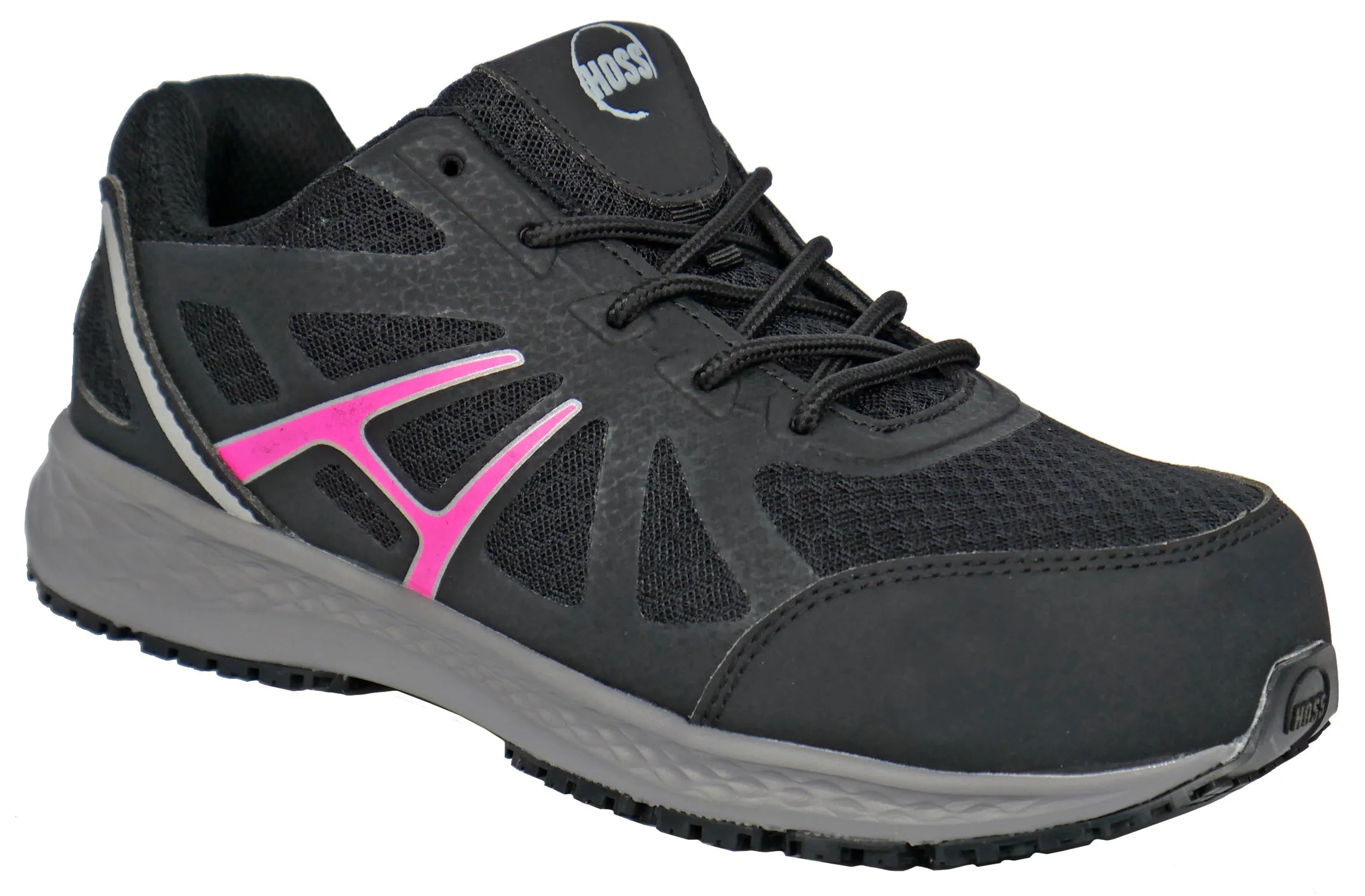 Women's Hoss Athletic Express Fuchsia, EH, SR, Composite Toe Shoe