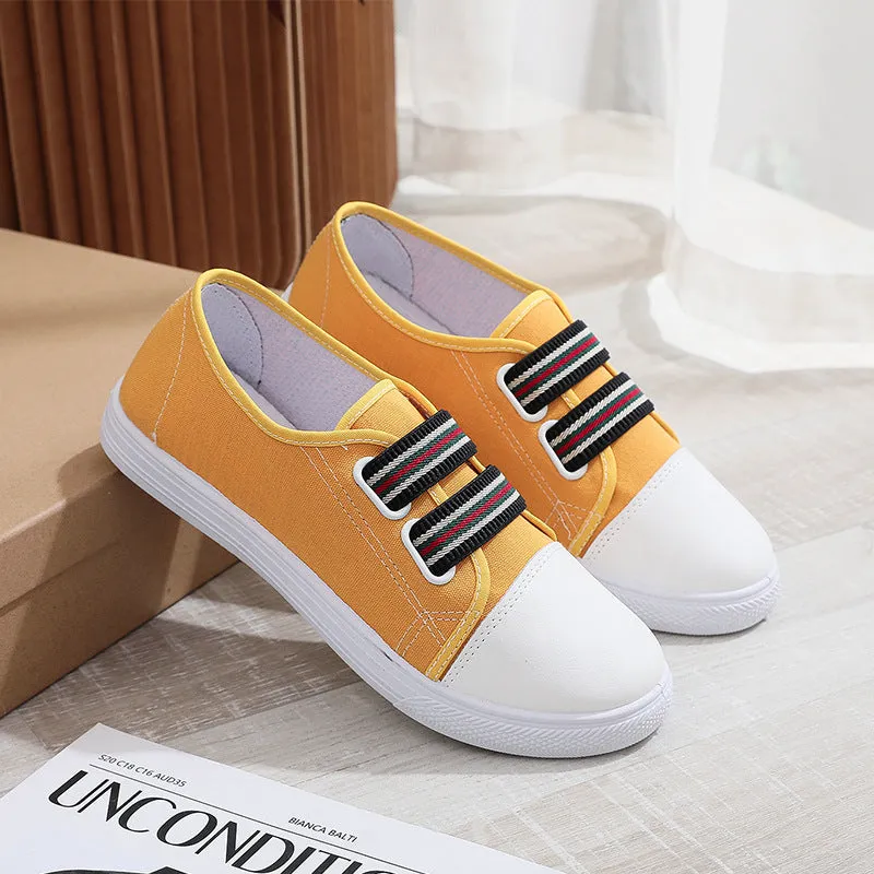 Women's Preppy Style Fashionable Versatile Old Canvas Shoes