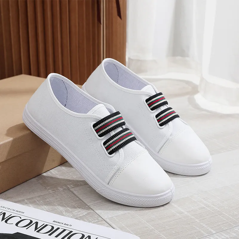 Women's Preppy Style Fashionable Versatile Old Canvas Shoes