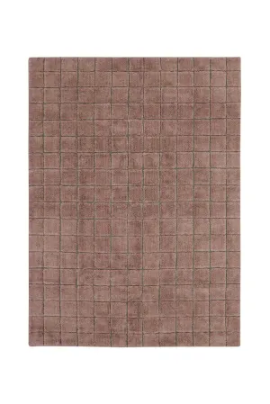 WOOL AREA RUG MOSAIC QUARTZ