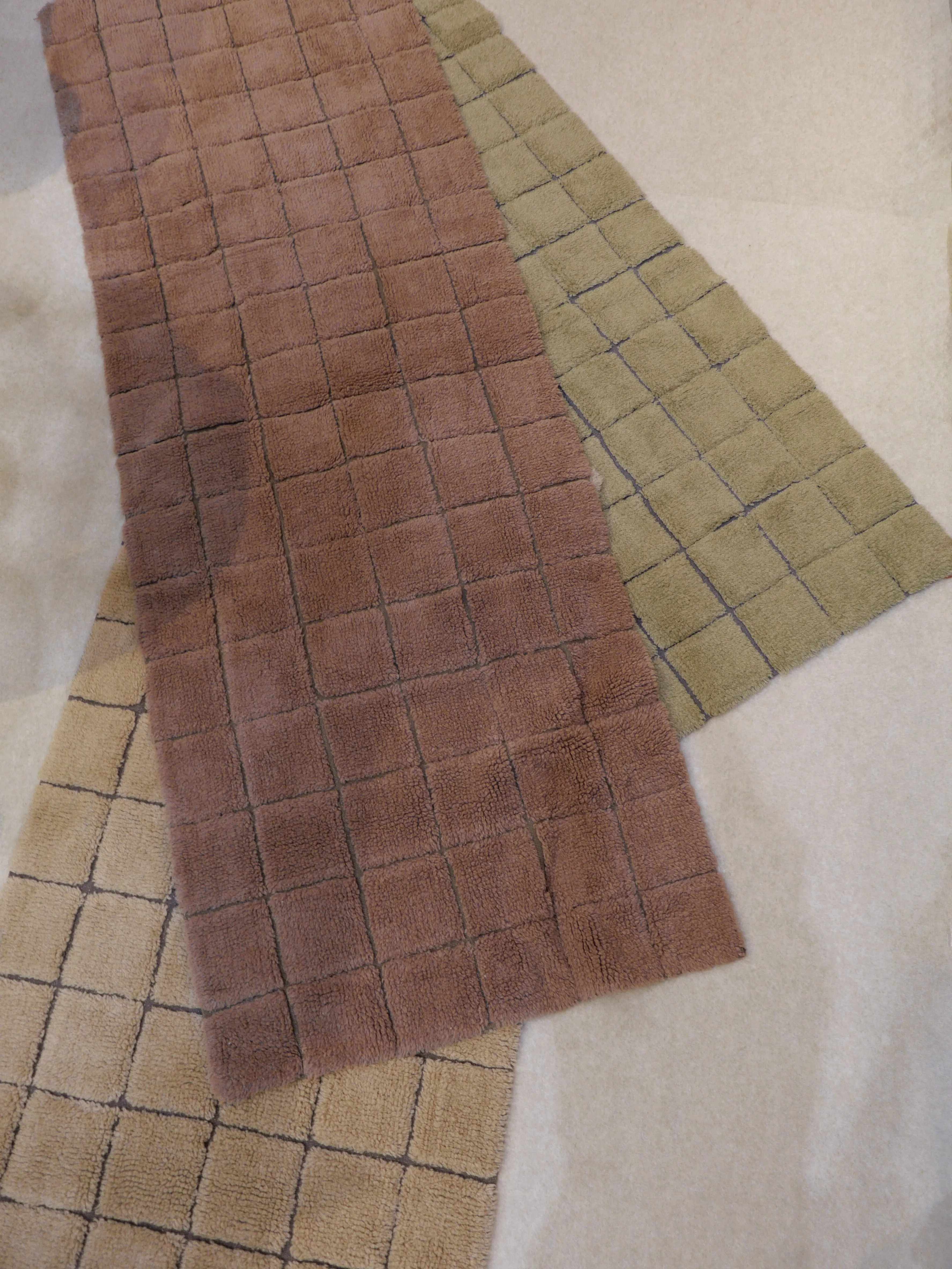 WOOL RUNNER RUG MOSAIC AMBER