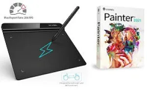 XP-Pen StarG640 6x4" OSU! Ultrathin Graphics Tablet with Corel Painter 2023